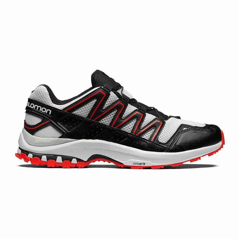 Salomon Singapore Mens Trail Running Shoes - XA-COMP White/Black | 82167-ZUEI